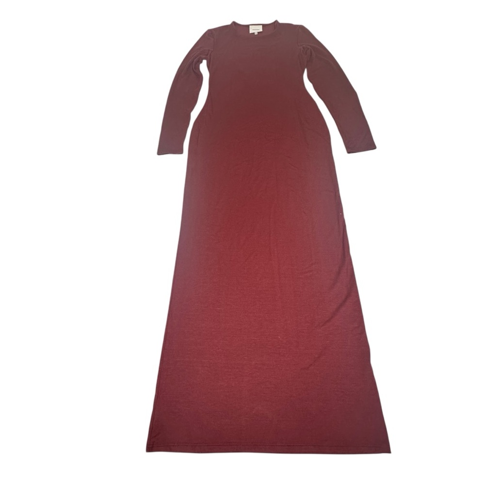MWOT Reformation Tommie Long Sleeve Stretch Dress in Chianti m - Picture 5 of 9